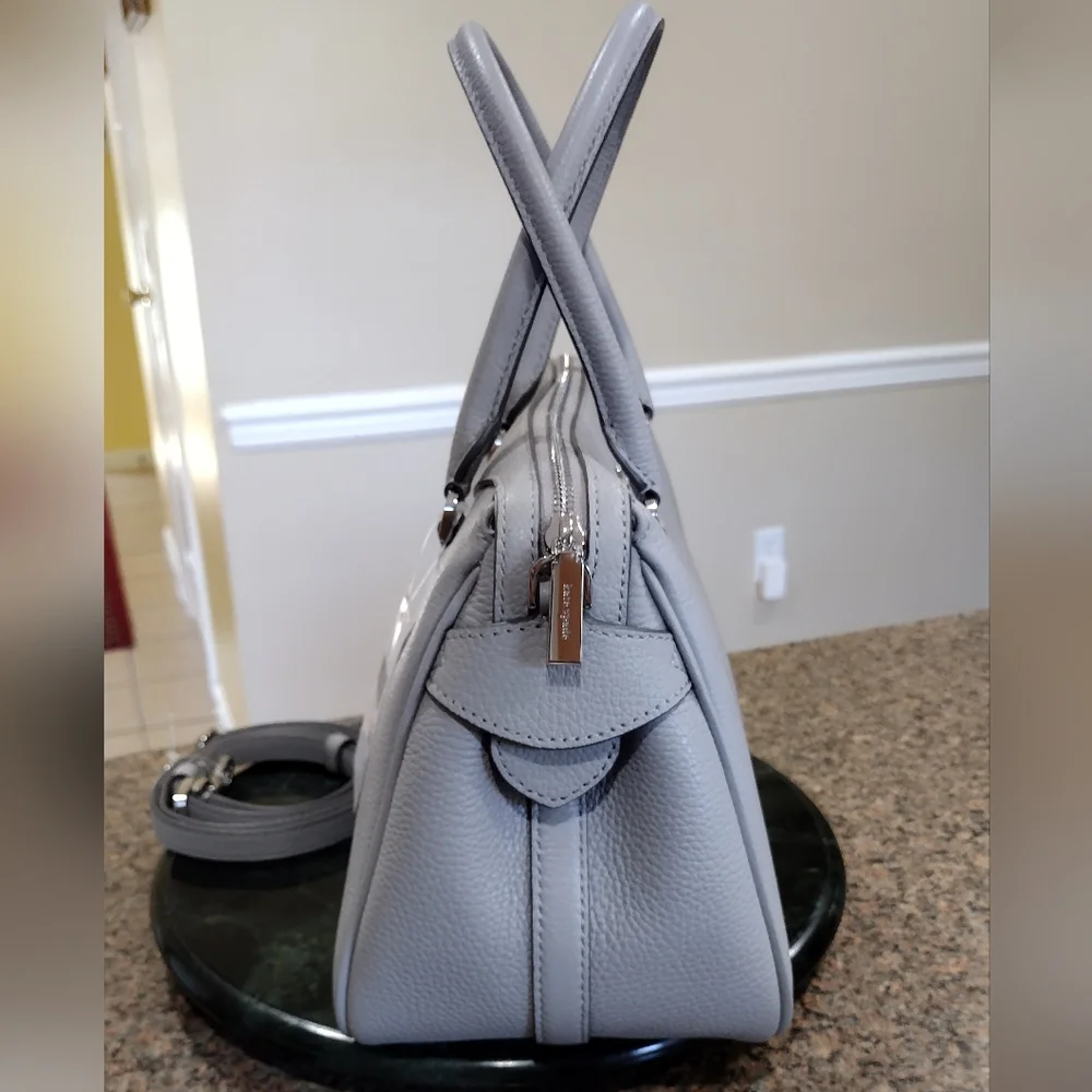 NWT Kate Spade Mimi Satchel Grey , silver